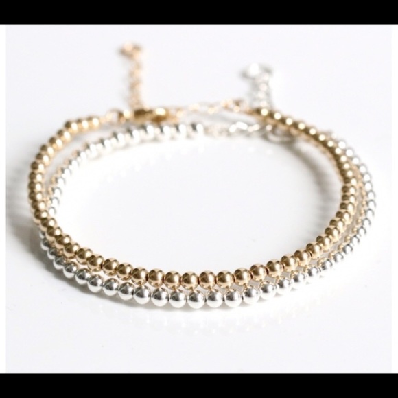 Italian Silver Beaded Bracelet.Classic Jewelry ❤️ - Picture 2 of 2